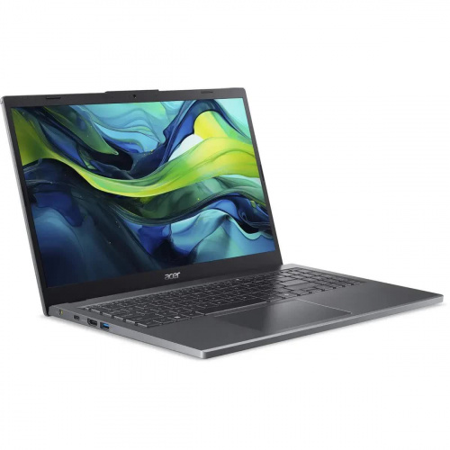 ACER Ноутбук Acer Aspire A15-51M-53TD, 15.6" (1920x1080) IPS/Intel Core 5 120U/16 ГБ LPDDR5/512 ГБ SSD/Intel Graphics/Windows 11 Home, Серый (NX.KS7CD.001) фото 2