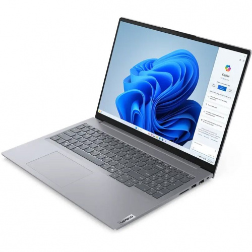 LENOVO Ноутбук Lenovo ThinkBook 16 G7 IML, 16" (1920x1200) IPS/Intel Core Ultra 5 125U/16 ГБ DDR5/512 ГБ SSD/Intel Graphics/Без системы, Серый (21MS003LQN) фото 4