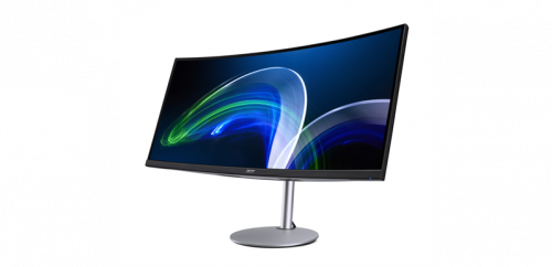 Монитор 34" Acer Vero CB342CURbmiiphuzx IPS, 3440x1440 (21:9), 300кд/м2, 1 мс, 178°/178°, FreeSync, HDMI, DisplayPort, USB Type-C, USB-Hub, черный/серебристый UM.CB2EE.005 фото 2