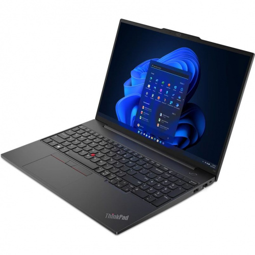 LENOVO Ноутбук Lenovo ThinkPad E16 Gen1, 16" (1920x1200) IPS/Intel Core i5-1335U/16ГБ DDR4/512ГБ SSD/Iris Xe Graphics/Без ОС, черный (21JN009DRT) фото 3