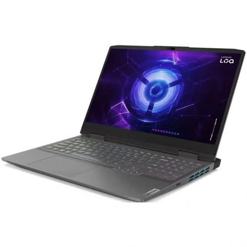 Ноутбук Lenovo LOQ 15IRH8, 15.6" (1920x1080) IPS 144 Гц/Intel Core i7-13620H/16 ГБ/512 ГБ SSD/NVIDIA GeForce RTX 4050 для ноутбуков (6 Гб)/Без системы, Серый (82XV00XSRK) фото 4