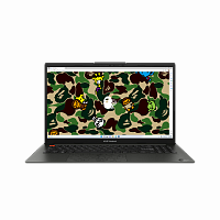 ASUS Ноутбук ASUS Vivobook S 15 K5504VA-MA343W BAPE Edition, 15.6" WQHD+ OLED 120Гц/Intel Core i9-13900H/16ГБ/1ТБ SSD/Iris Xe Graphics/Win 11H, черный (90NB0ZK5-M00L10)