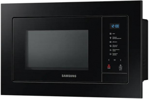 Микроволновая печь встраиваемая Samsung MS20A7118AK/BW, черный фото 2