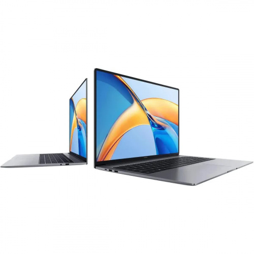 HONOR Ноутбук Honor MagicBook X16, 16" (1920x1200) IPS/AMD Ryzen 5 7640HS/16 ГБ LPDDR5X/512 ГБ SSD/AMD Radeon Graphics/Без системы, Серый (5301AJYD) фото 5