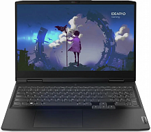 LENOVO Ноутбук игровой Lenovo IP Gaming 3 16IAH7, 16", IPS, Intel Core i7 12700H 2.3ГГц, 14-ядерный, 16ГБ DDR4, 1ТБ SSD, NVIDIA GeForce RTX 3060 для ноутбуков - 6 ГБ, без операционной системы, серый [82sa00dlrk]