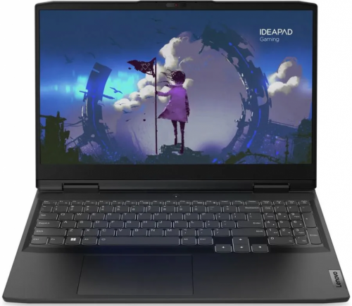 LENOVO Ноутбук игровой Lenovo IP Gaming 3 16IAH7, 16", IPS, Intel Core i7 12700H 2.3ГГц, 14-ядерный, 16ГБ DDR4, 1ТБ SSD, NVIDIA GeForce RTX 3060 для ноутбуков - 6 ГБ, без операционной системы, серый [82sa00dlrk]