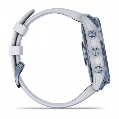 Умные часы Garmin Fenix 7X Sapphire Solar Wi-Fi, белый/синий фото 9