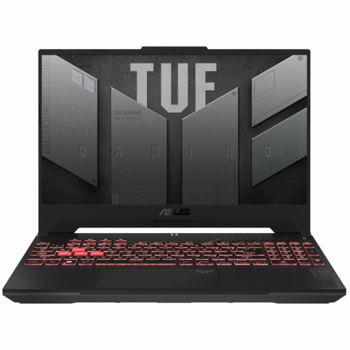 ASUS Ноутбук ASUS TUF Gaming A15 FA507UI-HQ059, 15.6" (2560x1440) IPS 165Гц/AMD Ryzen 9 8945HS/32ГБ DDR5/1ТБ SSD/GeForce RTX 4070 8ГБ/Без ОС, серый (90NR0I65-M00330)