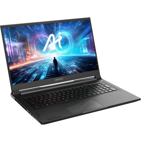 Ноутбук Gigabyte Aorus 17X AXG, 17.3" (2560x1440) IPS 240 Гц/Intel Core i9-14900HX/32 ГБ DDR5/2048 ГБ SSD/NVIDIA GeForce RTX 4080 для ноутбуков (12 Гб)/Windows 11 Home, Черный (AXG-64KZ665SH) фото 2