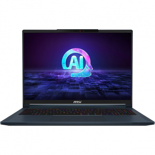 MSI Ноутбук MSI Creator 16 AI Studio A1VIG-062RU, 16" UHD+ (3840x2400) IPS 120 Гц/Intel Core Ultra 9 185H 2.3 ГГц, 16 ядер/32 ГБ DDR5 5600 МГц/2 ТБ SSD/NVIDIA GeForce RTX 4090 16 ГБ/Windows 11 Pro, синий (9S7-15F312-062)