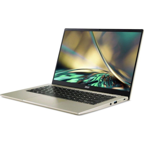 ACER Ноутбук Acer Swift 3 SF314-512-52QA, 14" (1920x1080) IPS/Intel Core i5-1240P/8ГБ LPDDR4X/512ГБ SSD/Iris Xe Graphics/Без ОС, золотой (NX.K7NER.008) фото 2