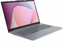 LENOVO Ноутбук Lenovo IdeaPad Slim 3 15AMN8, 15.6" (1920x1080) IPS/AMD Ryzen 5 7520U/16ГБ LPDDR5/512ГБ SSD/Radeon Graphics/Без ОС, серый (82XQ00BBRK)