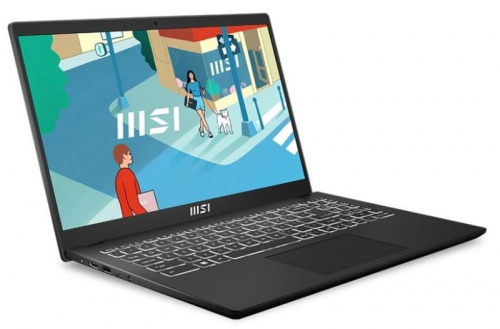 MSI Ноутбук MSI Modern 15, 15.6" (1920x1080) IPS/Intel Core i7-1355U/16ГБ DDR4/512ГБ SSD/Iris Xe Graphics/Win 11 Pro, черный (9S7-15H112-871) фото 2