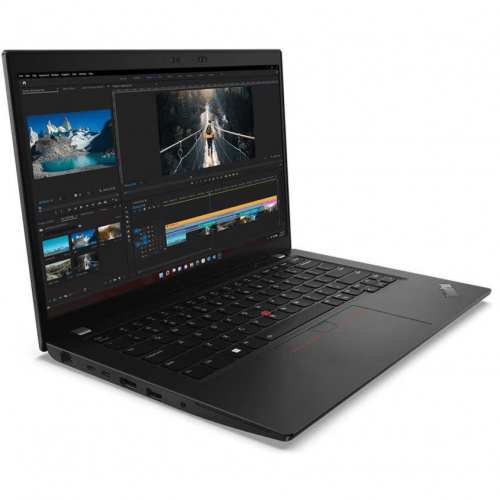 LENOVO Ноутбук Lenovo ThinkPad L14 G4, 14" (1920x1080) IPS/Intel Core i7-1365U/16 ГБ DDR4/512 ГБ SSD/Intel Iris Xe Graphics/Windows 11 Pro, Черный (21H2A3GWCD_PRO) фото 2