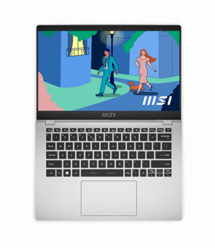 MSI Ноутбук MSI Modern 14 C12M-240XRU, 14" (1920x1080) IPS/Intel Core i5-1235U/8ГБ DDR4/512ГБ SSD/Iris Xe Graphics/Без ОС, серебристый [9S7-14J111-240] фото 3