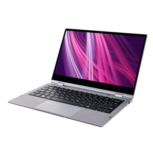 HIPER Ноутбук HIPER Slim 360, 13.3" (1920x1080) IPS сенсорный/Intel Core i5-1235U/16ГБ DDR4/512ГБ SSD/Iris Xe Graphics/Windows 11 Pro, серый (H1306O5165WM) фото 3