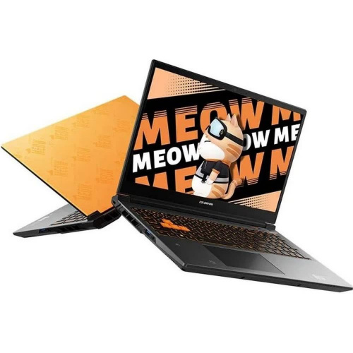 Ноутбук Colorful MEOW R16 24-HR86B16512H-O-RUA-KA, 16" 2560x1600 IPS 240Hz/AMD Ryzen 7 8845HS/16 ГБ DDR5/512 ГБ SSD/NVIDIA GeForce RTX 4060 для ноутбуков (8 Гб)/Без системы, Оранжевый (A10305000029) фото 3