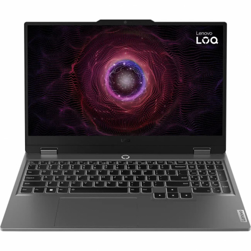 LENOVO Ноутбук Lenovo LOQ 15ARP9, 15.6" (1920x1080) IPS 144 Гц/AMD Ryzen 7 7435HS/16 ГБ DDR5/512 ГБ SSD/NVIDIA GeForce RTX 4050 для ноутбуков (6 Гб)/Без системы, Серый (83JC005JRK)