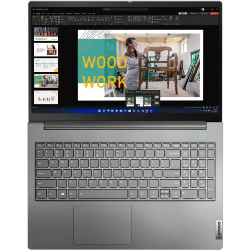 LENOVO Ноутбук Lenovo ThinkBook 15 G4, 15.6" (1920x1080) IPS/Intel Core i5-1235U/16 ГБ/512 ГБ SSD/Intel Iris Xe Graphics/Windows 11 Pro, Серый (21DJ00C7AU) фото 2