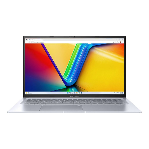 Ноутбук ASUS VivoBook 17X K3704VA-AU138, 17.3" (1920x1080) IPS/Intel Core i9-13900H/16 ГБ DDR4/1024 ГБ SSD/Intel Iris Xe Graphics/Без системы, Серебристый (90NB1092-M005C0)