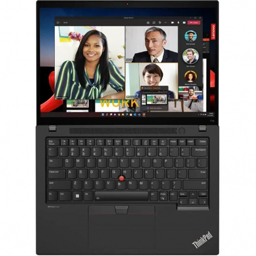 LENOVO Ноутбук Lenovo ThinkPad T14 Gen 4, 14" (1920x1200) IPS/Intel Core i5-1335U/16 ГБ DDR5/512 ГБ SSD/Intel Iris Xe Graphics/Windows 11 Pro, Черный (21HD004KRT) фото 3