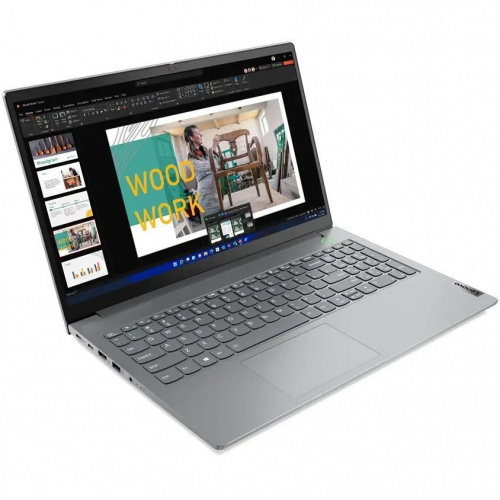 LENOVO Ноутбук Lenovo ThinkBook 15 G4, 15.6" (1920x1080) IPS/Intel Core i5-1235U/16 ГБ/512 ГБ SSD/Intel Iris Xe Graphics/Windows 11 Pro, Серый (21DJ00C7AU) фото 3