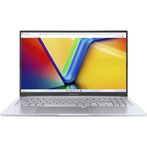 Ноутбук ASUS Vivobook 15 OLED X1505ZA-MA458, 15.6" (2880x1620) OLED 120 Гц/Intel Core i7-12700H/16 ГБ/512 ГБ SSD/Intel Iris Xe Graphics/Без системы, Серебристый (90NB0ZB2-M00NZ0)