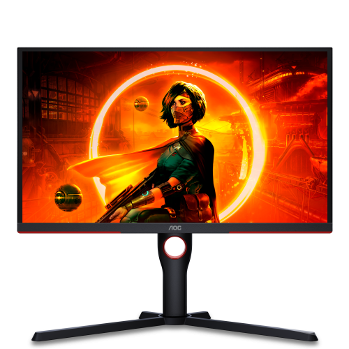 Монитор AOC 25'' 16:9 1920x1080 (FullHD), 240 Гц, VA, 3000 : 1, 300 Кд/м2, 178°/178°, DisplayPort 1.2, HDMI 2.0 x2, AMD FreeSync фото 10