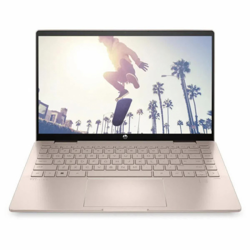 HP Ноутбук HP Pavilion x360 14-ek2003ci, 14" (1920x1080) IPS/Intel Core 5 120U/16 ГБ DDR4/512 ГБ SSD/Intel Graphics/Без системы, Розовый (A1AA0EA)