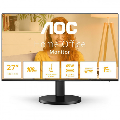 Монитор 27" AOC Q27B3CF2 Black фото 4