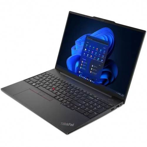 Ноутбук Lenovo ThinkPad E16 Gen 1, 16" (1920x1200) IPS/AMD Ryzen 7 7730U/16 ГБ/512 ГБ SSD/AMD Radeon Graphics/Без системы, Черный (21JTS09D00_RU) фото 3