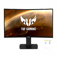 Монитор Asus 32" TUF Gaming VG32VQR 2560x1440 VA 165Гц 1ms Curved R1800 FreeSync Premium HDMI DisplayPort