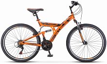 Горный велосипед STELS Focus V 26 18-sp V030 (2021) оранжевый/черный (требует финальной сборки)