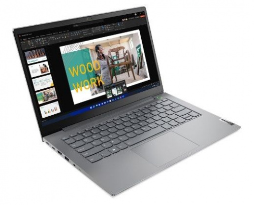 LENOVO Ноутбук Lenovo Thinkbook 14 G5 IRL Core i5 1335U 16Gb SSD512Gb Intel Iris Xe graphics 14" IPS FHD (1920x1080) Windows 11 Professional 64 grey WiFi BT Cam (21JC0020AU) фото 2