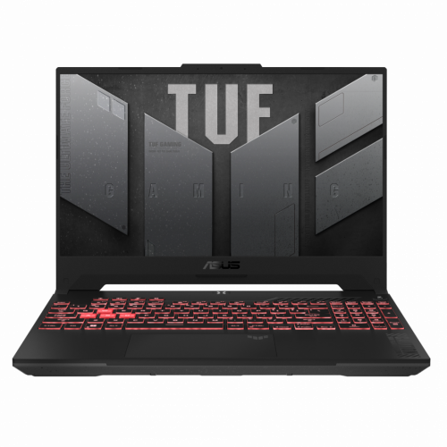 ASUS Ноутбук ASUS TUF A15 FA507UV-LP029, 15.6" (1920x1080) IPS 144Гц/AMD Ryzen 9 8945H/16ГБ DDR5/512ГБ SSD/GeForce RTX 4060 8ГБ/Без ОС, серый (90NR0I25-M001F0)