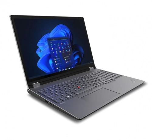 LENOVO Ноутбук Lenovo ThinkPad P16 Gen 1, 16" (2560x1600) IPS/Intel Core i7-12800HX/16ГБ DDR5/512ГБ SSD/RTX A1000 4ГБ/Win 10 Pro, серый (21D6005MUS) +ENG KB фото 3