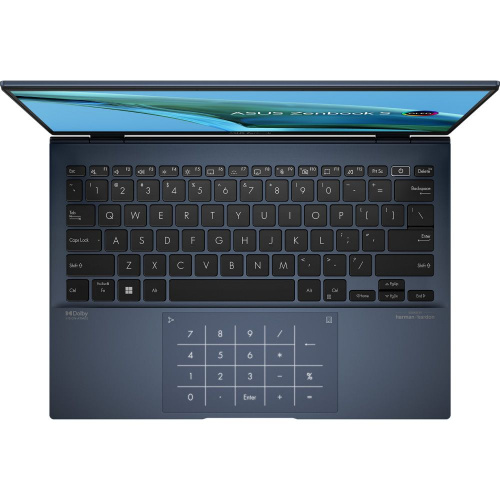 ASUS Ноутбук ASUS Zenbook S 13 UM5302TA-LV562W, 13.3" (2880x1800) OLED/AMD Ryzen 7 6800U/16ГБ DDR5/512ГБ SSD/Radeon Graphics/Без ОС, синий (90NB0WA3-M00UP0) фото 3