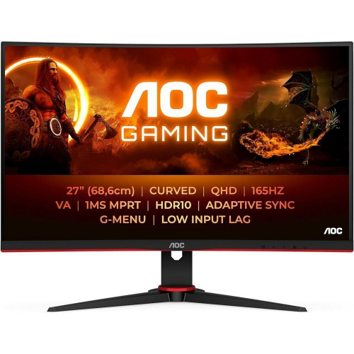 Монитор 27" AOC CQ27G2SE Black-Red фото 4