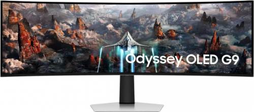 Монитор Samsung Odyssey OLED G9 S49CG930SI 49", серебристый фото 2