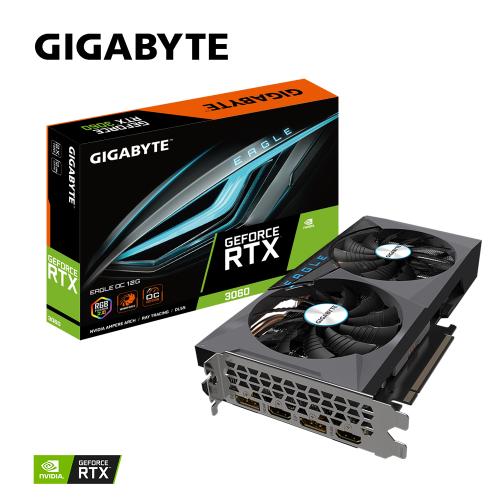 Видеокарта GIGABYTE GeForce RTX 3060 EAGLE OC 12G GV-N3060EAGLE OC-12GD фото 9
