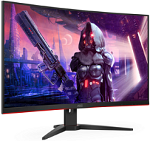 Монитор AOC 32" CQ32G2SE 2560x1440 VA WLED 165Гц 1ms Curved FreeSync Premium VGA HDMI DisplayPort