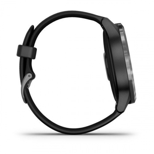 Умные часы Garmin Vivoactive 4 Wi-Fi NFC,45 мм серый/черный фото 2
