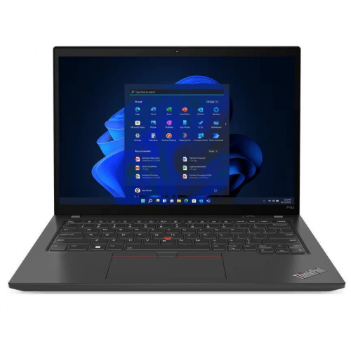 LENOVO Ноутбук Lenovo ThinkPad P14s G3, 14" (1920x1200) IPS/Intel Core i7-1260P/16 ГБ DDR4/512 ГБ SSD/NVIDIA T550 (4 Гб)/Windows 11 Pro, Черный (21AKS0PU00)