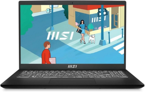 MSI Modern 15H Core i5-13420H 15.6" FHD (1920*1080), 60Hz IPS DDR4 16GB*1Iris Xe Graphics 512GB SSD 3cell (53.8Whr) 1.9kg Single backlight (White) Win11 Pro,1y Black KB Eng/Rus