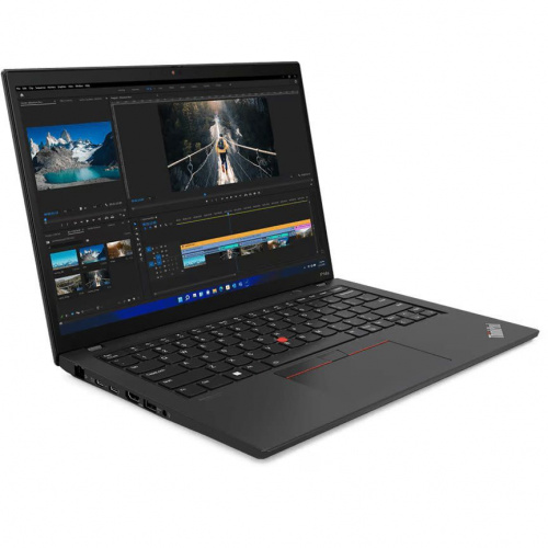 LENOVO Ноутбук Lenovo ThinkPad P14s G3, 14" (1920x1200) IPS/Intel Core i7-1260P/16 ГБ DDR4/512 ГБ SSD/NVIDIA T550 (4 Гб)/Windows 11 Pro, Черный (21AKS0PU00) фото 2