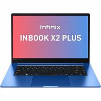 INFINIX Ноутбук Infinix INBOOK X2 Plus, 15.6" (1920x1080) IPS/Intel Core i3-1115G4/16ГБ DDR4/512ГБ SSD/UHD Graphics/Win 11 Home, синий (71008300813)