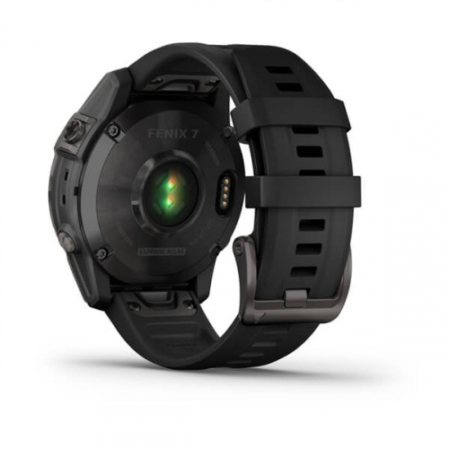 Умные часы Garmin Fenix 7 Sapphire Solar 47 мм Wi-Fi NFC, титановый черный фото 10