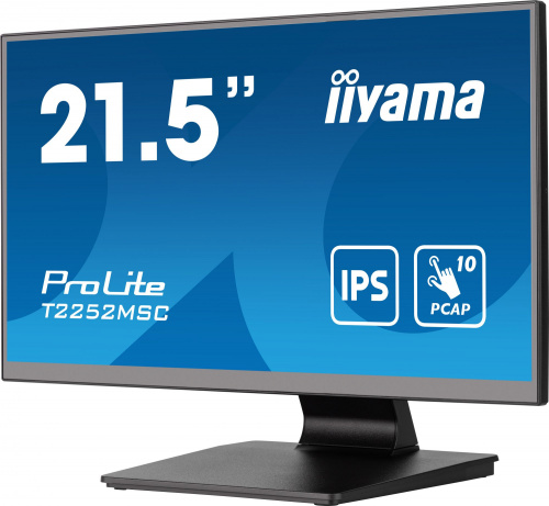 Монитор Iiyama 21.5" IPS FHD ProLite Touch T2252MSC-B2 фото 2