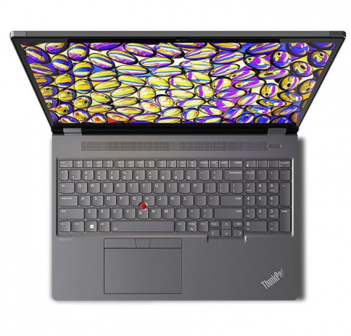 LENOVO Ноутбук Lenovo ThinkPad P16 Gen 1, 16" (2560x1600) IPS/Intel Core i7-12800HX/16ГБ DDR5/512ГБ SSD/RTX A1000 4ГБ/Win 10 Pro, серый (21D6005MUS) +ENG KB фото 5