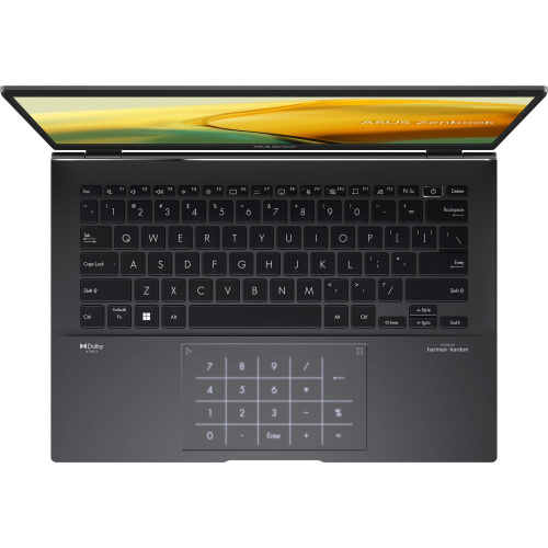 ASUS Ноутбук ASUS Zenbook 14 UM3402YA-KP381W, 14" (2560x1600) IPS/AMD Ryzen 5 7530U/8ГБ DDR4/512ГБ SSD/Radeon Graphics/Win 11 Home, черный (90NB0W95-M01880) фото 3